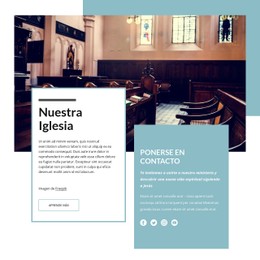 Nuestra Iglesia Plantilla De Sitio Web CSS Gratuita