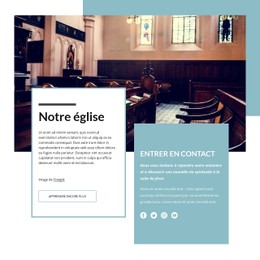 Notre Église Modèle De Site Web CSS Gratuit