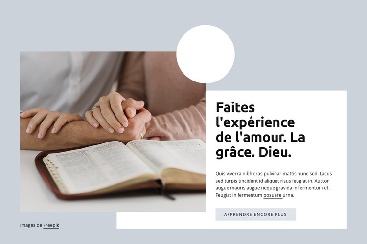 Église près de chez vous Modèle HTML5