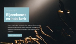 Bijeenkomsten In De Kerk - Premium WordPress-Thema