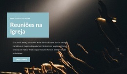 Reuniões Na Igreja - HTML Website Builder