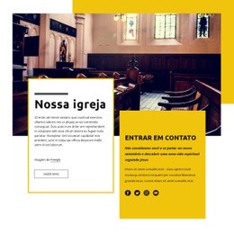 Nossa Igreja - Design De Site Gratuito