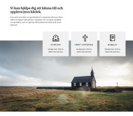 HTML-Sidadesign För Kärlek Till Jesus