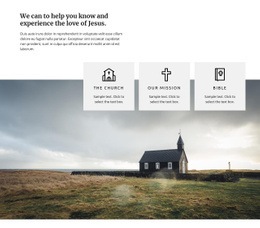 HTML Page Design For Love Of Jesus