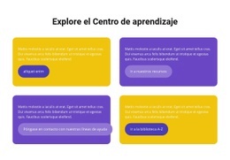 Centro De Aprendizaje - Diseño De Sitio Moderno