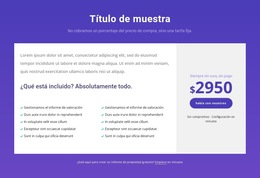 Tu Servicio Completo De Compra De Vivienda - Plantilla De Página De Destino