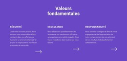 Liste Des Valeurs Fondamentales - Modèle Joomla Professionnel Personnalisable