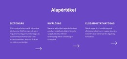 Alapértékek Listája – Céloldal