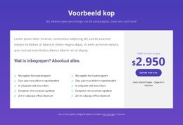 Meest Creatieve Sjabloon Van Één Pagina Voor Uw Complete Aankoopservice