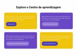Centro De Aprendizagem - Modelo HTML5 Definitivo