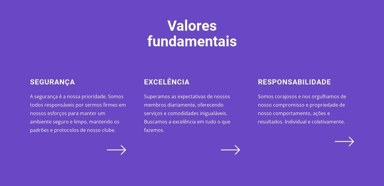 Lista de valores essenciais Tema WordPress