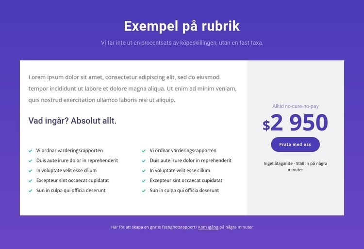 Din kompletta hemköpstjänst WordPress -tema