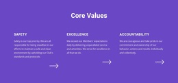 Core Values List - Customizable Template