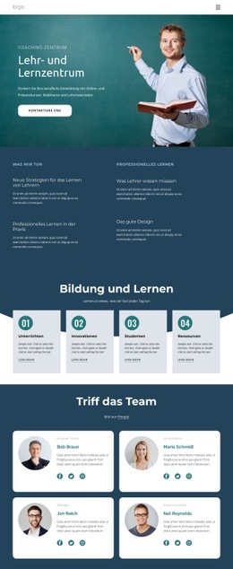 Lehr- Und Lernzentrum #One-Page-Template-De-Seo-One-Item-Suffix