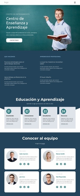 Centro De Enseñanza Y Aprendizaje - Creador De Sitios Web Profesional