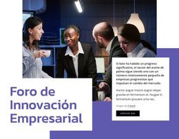 Foro De Innovación Empresarial - Página De Destino