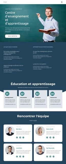 Centre D'Enseignement Et D'Apprentissage Site Web De L'École