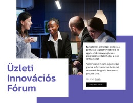 Webhelysablon Ehhez: Üzleti Innovációs Fórum