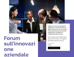 Forum Sull'Innovazione Aziendale - Costruttore Di Siti Web