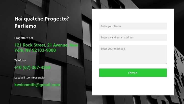 Stiamo aspettando offerte Progettazione di siti web