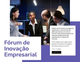 Fórum De Inovação Empresarial - Modelo Premium