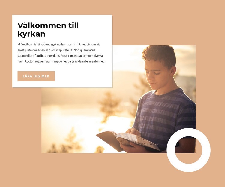 Vi tror på Herren Jesus CSS -mall