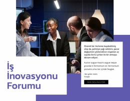 İş Inovasyon Forumu - Profesyonel Açılış Sayfası