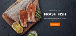 Responsive HTML5 For Sea Products