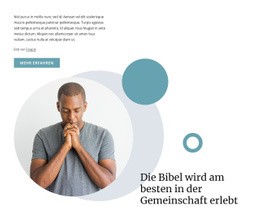 Website-Design Für Sonntagsbibelunterricht