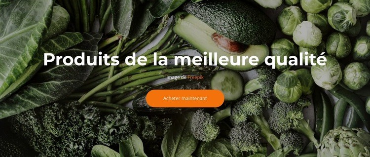 Frais et délicieux Conception de site Web