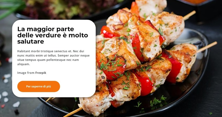 Pollo dolce Modello HTML