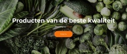 Meest Creatieve Landingspagina Voor Vers En Lekker