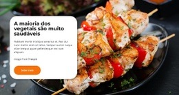 Um Design De Site Exclusivo Para Frango Doce