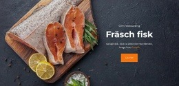 Havsprodukter - Gratis Webbplatsmall