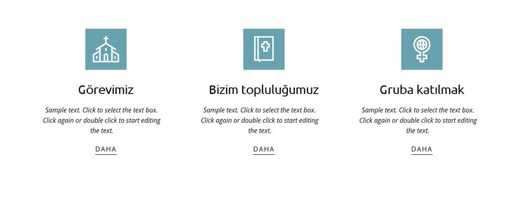 Kilise senin için Web sitesi tasarımı