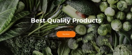Fresh And Delicious Landing Page Template