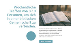 Biblische Gemeinschaft – Vorlage Für Website-Builder