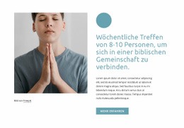 Kreativste Landingpage Für Wöchentliche Treffen