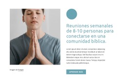 Reuniones Semanales Plantilla De Sitio Web CSS Gratuita