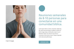 Reuniones Semanales: Plantilla De Página HTML