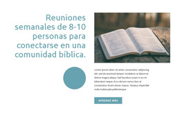 Comunidad Bíblica - Plantilla De Creación De Sitios Web