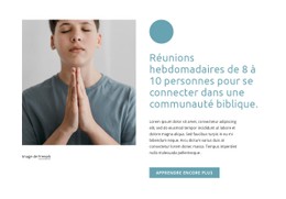 Réunions Hebdomadaires Modèle De Site Web CSS Gratuit