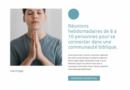 Réunions Hebdomadaires - Modèle Joomla Professionnel