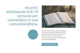 Modello HTML5 Multiuso Per Comunità Biblica