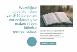 Bijbelse Gemeenschap - Functionaliteit Joomla-Sjabloon