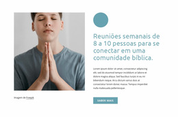 Reuniões Semanais - Modelo Joomla Profissional