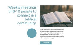 Bibelns Gemenskap - HTML Website Maker