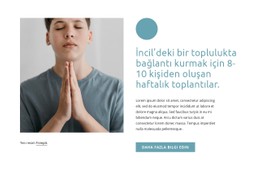 Haftalık Toplantılar Ücretsiz CSS Web Sitesi Şablonu