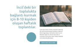 İncil Topluluğu Için Sayfa HTML'Si