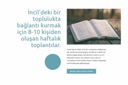 İncil Topluluğu - Sayfa Teması